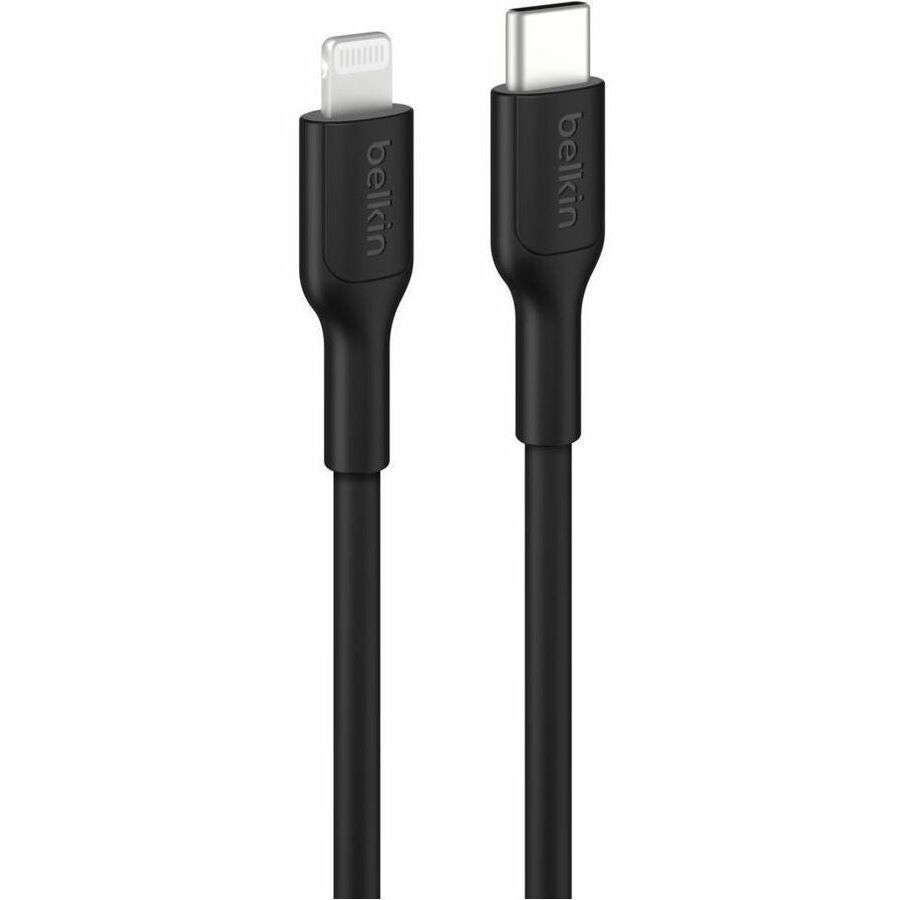 Belkin BoostCharge Lightning To Usb-C Cable (1M) - Black (Caa021fq1mbk), 3A/15W, 480MBPS, 300K+ Bends, Apple iPhone, iPad, Durable, 2 Years Warranty