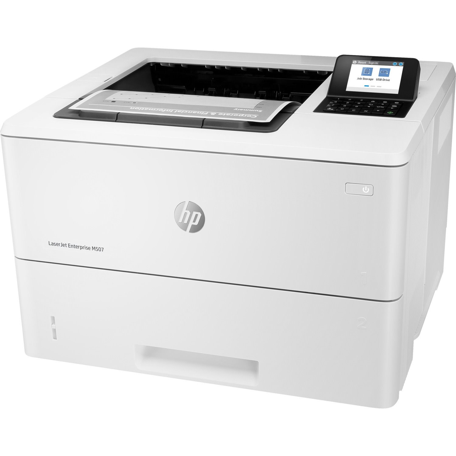 HP LaserJet Enterprise M507 M507dn Desktop Laser Printer - Monochrome