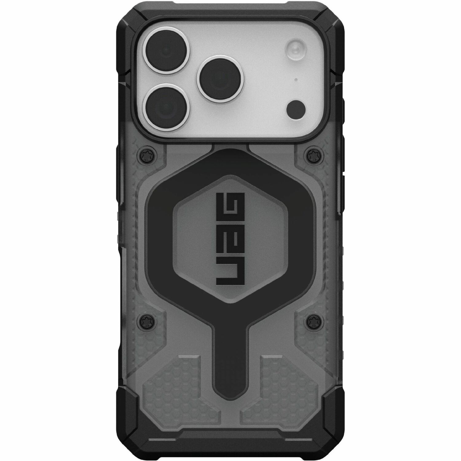 Urban Armor Gear Pathfinder Clear iPhone 17 Pro Case - Ash/Black