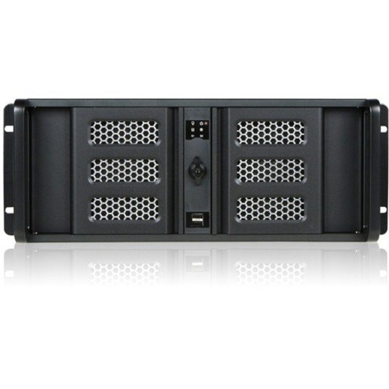iStarUSA 4U Compact Stylish Rackmount Chassis with 8" Touch Screen LCD