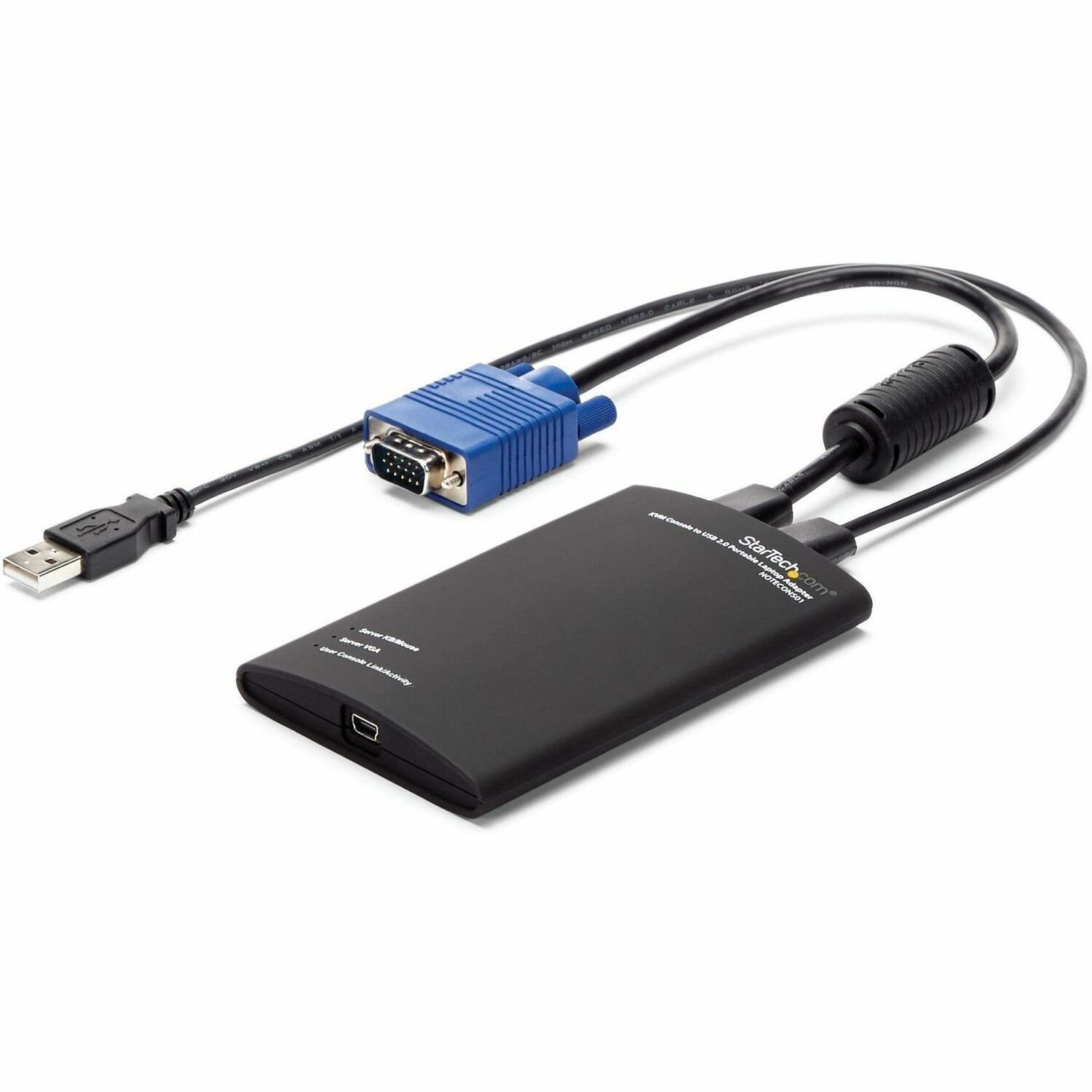 StarTech.com Tragbarer KVM Konsolen auf USB 2.0 Laptop Adapter