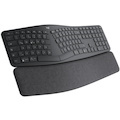 Logitech ERGO K860 Keyboard - Wireless Connectivity - USB Type A Interface - Swiss - QWERTZ Layout - Graphite