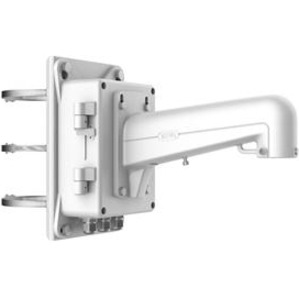 Hikvision DS-1602ZJ-BOX-POLE Pole Mount for Surveillance Camera - White