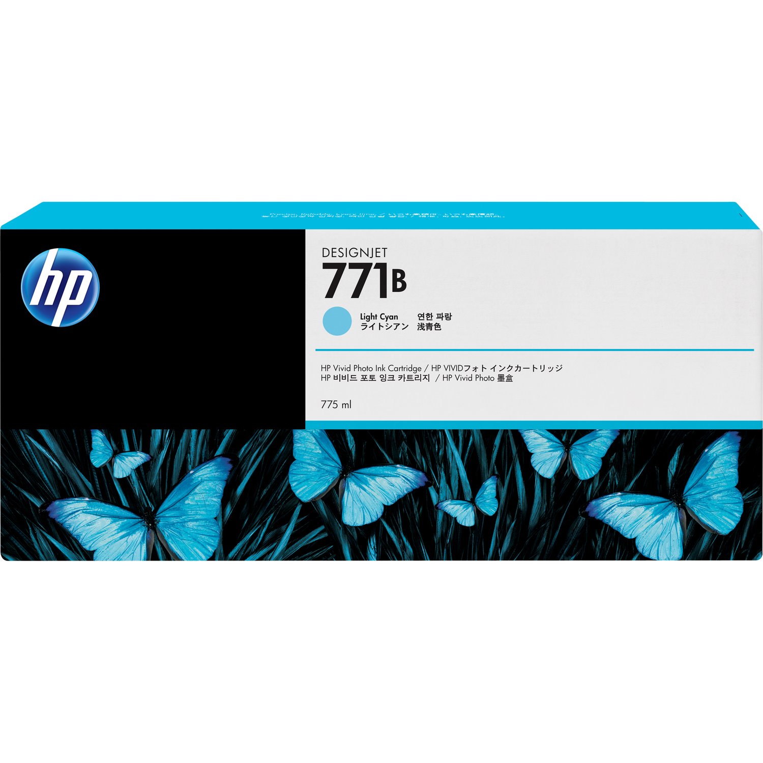 HP 771B Original Inkjet Ink Cartridge - Light Cyan Pack