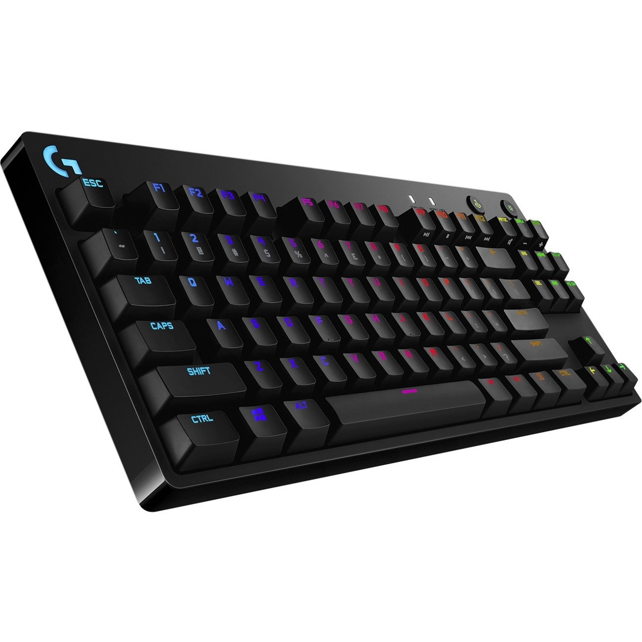 Logitech PRO Gaming Keyboard - Cable Connectivity - USB Interface - English (UK) - QWERTY Layout - Black