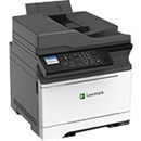 Lexmark CX421adn Laser Multifunction Printer-Color-Copier/Fax/Scanner-25 ppm Mono/25 ppm Color Print-2400x600 Print-Automatic Duplex Print-75000 Pages Monthly-251 sheets Input-Color Scanner-1200 Optical Scan-Color Fax-Gigabit Ethernet