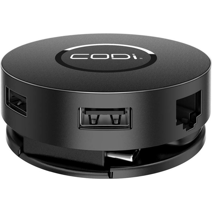 Codi 7 Port Mini Dock Usb-C 100W PD