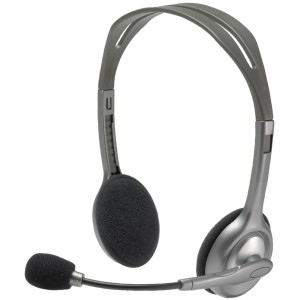 LOGITECH H110 STEREO HEADSET - WIRED, 3.5MM CONNECTOR- 2 YR WTY