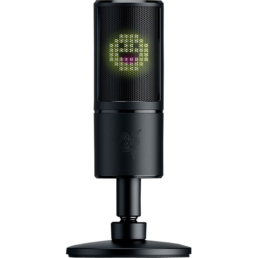 Razer Seiren Emote Wired Condenser Microphone - Black