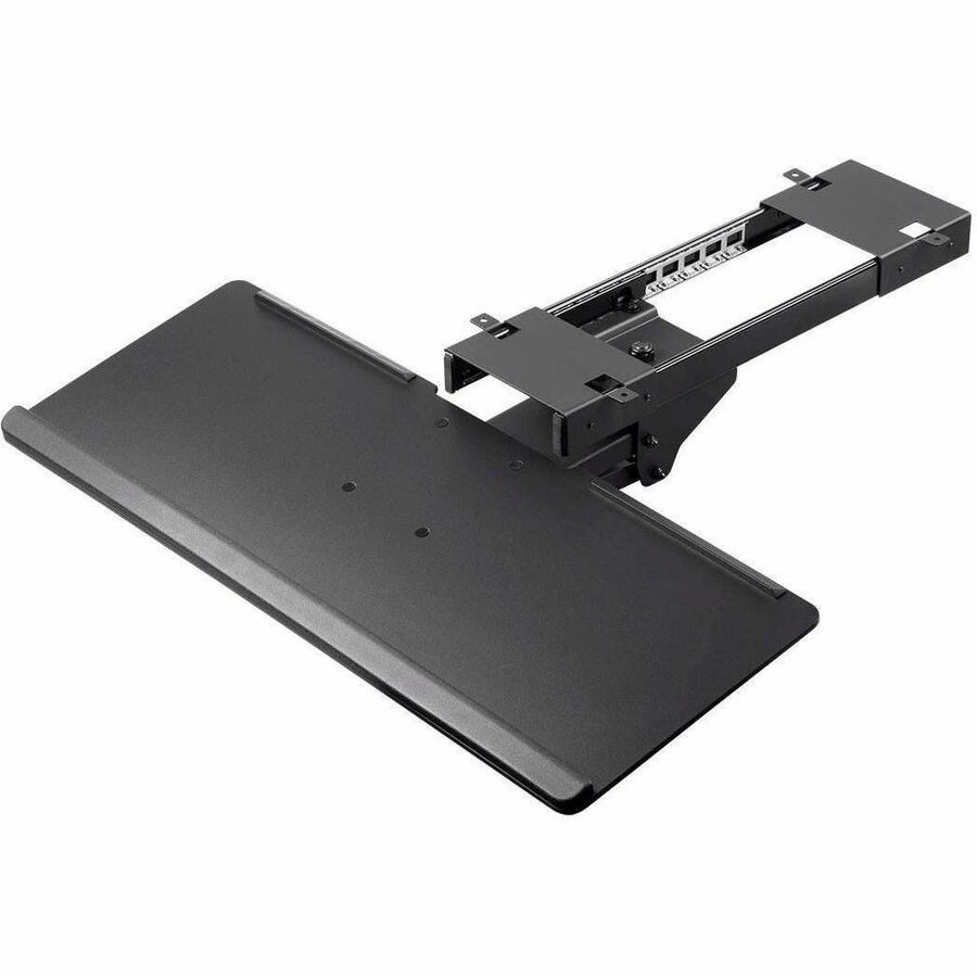 Monoprice Easily Adjustable Height, Angle, And Swivel Position. Stows Under Desk When Not
