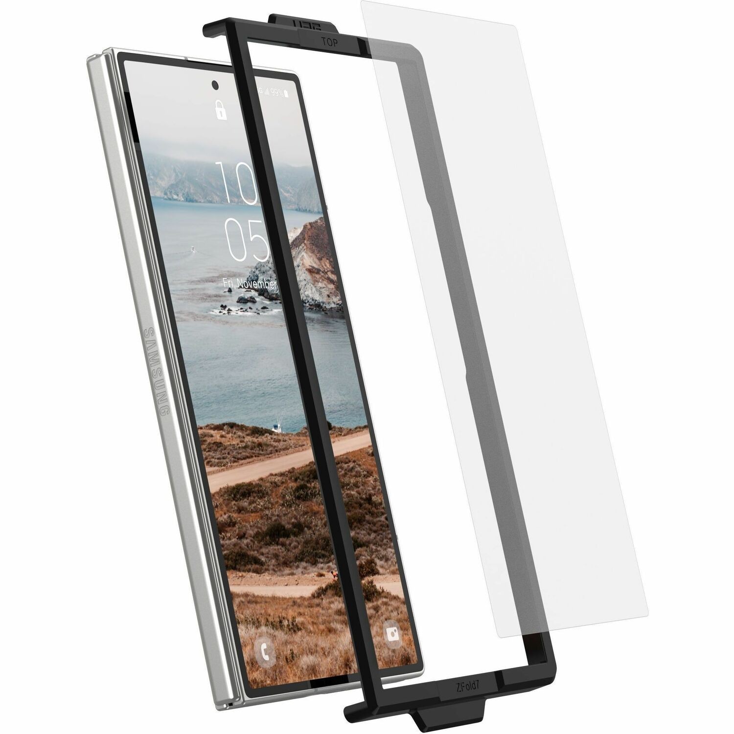 Urban Armor Gear Glass Shield Screen Protector for Galaxy Z Fold8 Ultra - Clear Clear
