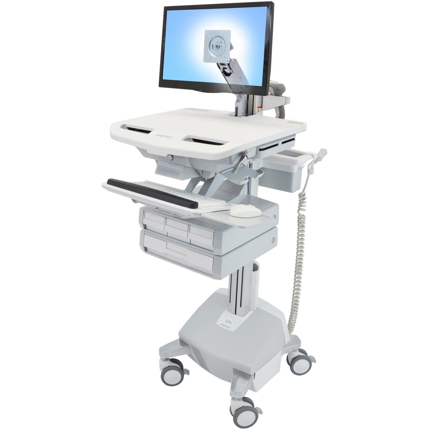 Ergotron StyleView SV44 Height Adjustable Display Stand