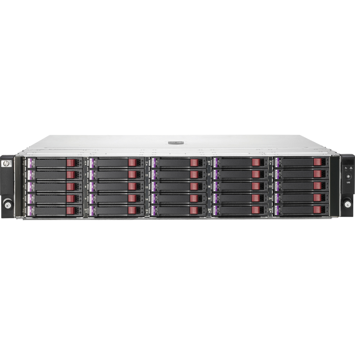 HPE StorageWorks D2700 DAS Storage System Serial Attached SCSI (SAS) - 2U Rack-mountable