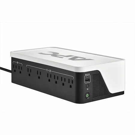 APC Back-UPS, 900VA/540W, Floor/Wall Mount, 120V, 8x NEMA 5-15R outlets, USB Type A + C Ports