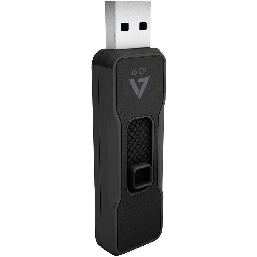 V7 16GB USB 3.1 Flash Drive - With Retractable USB Connector