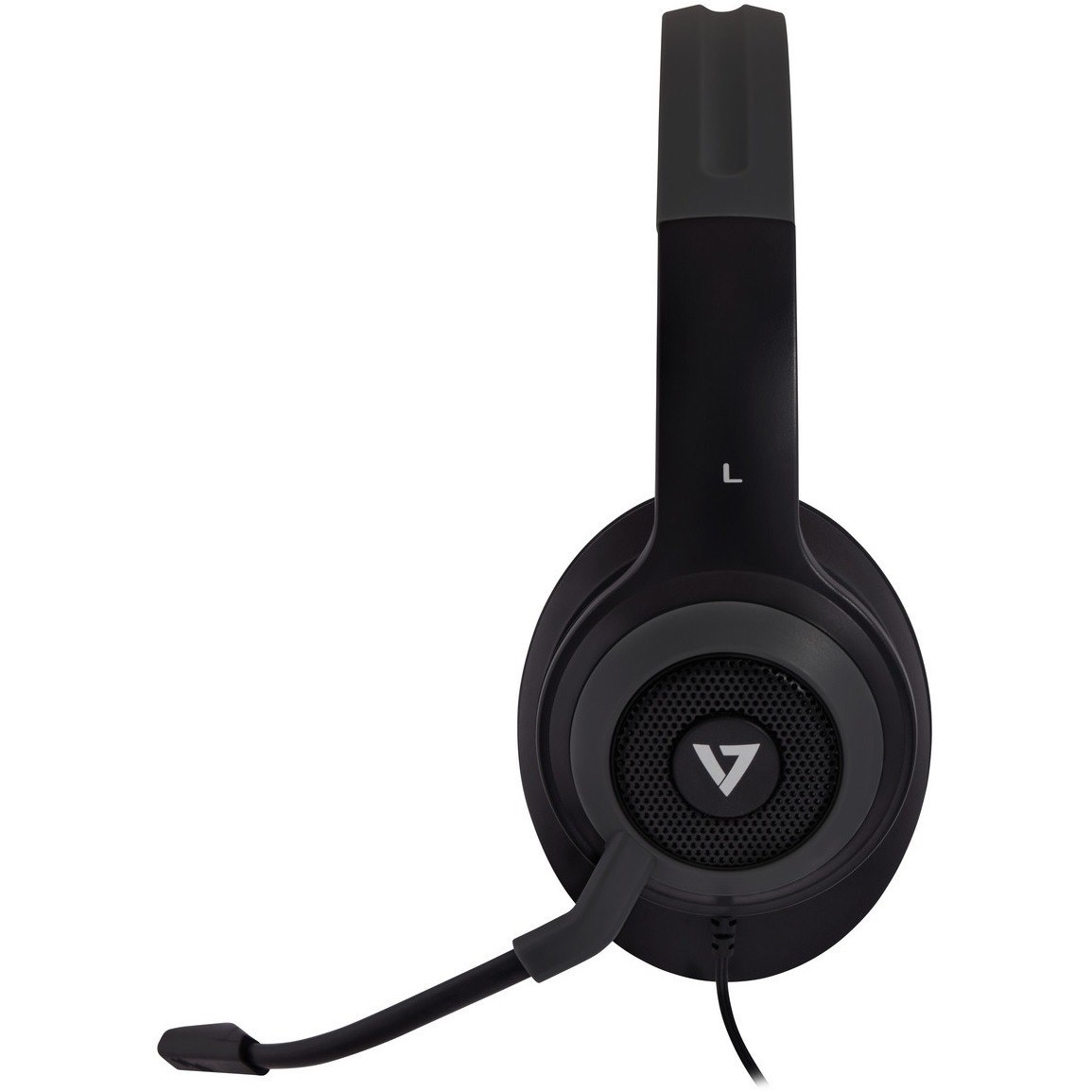 V7 Premium HC701 Wired Over-the-head, Over-the-ear Stereo Headset - Grey