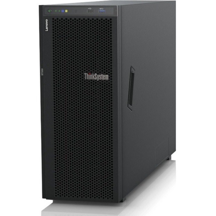 Lenovo ThinkSystem ST550 7X10A0AAAU 4U Tower Server - 1 x Intel Xeon Silver 4208 2.10 GHz - 16 GB RAM - 12Gb/s SAS, Serial ATA/600 Controller