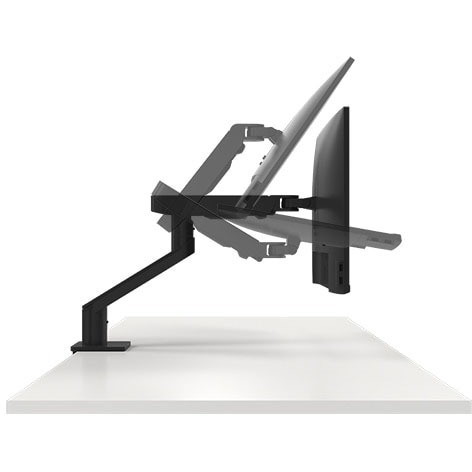 Dell Desk Mount for Monitor, LCD Display - Black