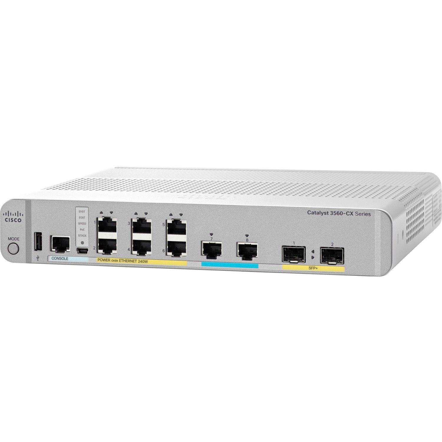 Cisco Catalyst C3560CX-8XPD-S Manageable Layer 3 Switch