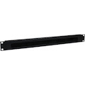 StarTech.com 1U High-density Brush Strip Cable Management Panel, Sturdy Steel Horizontal Data Centre Cable Organizer
