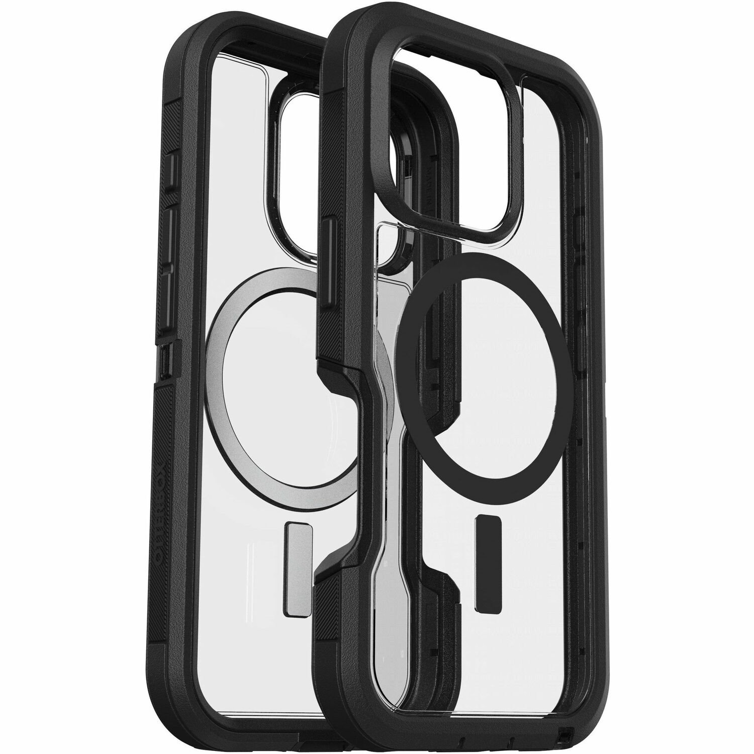 OtterBox Defender Series XT Rugged Case for Apple iPhone 16 Pro Smartphone - Dark Side (Clear/Black) - Retail - 1