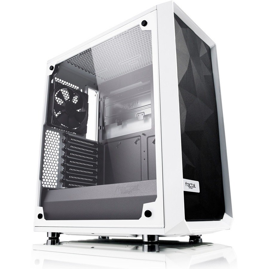 Fractal Design Meshify C White - TG Computer Case