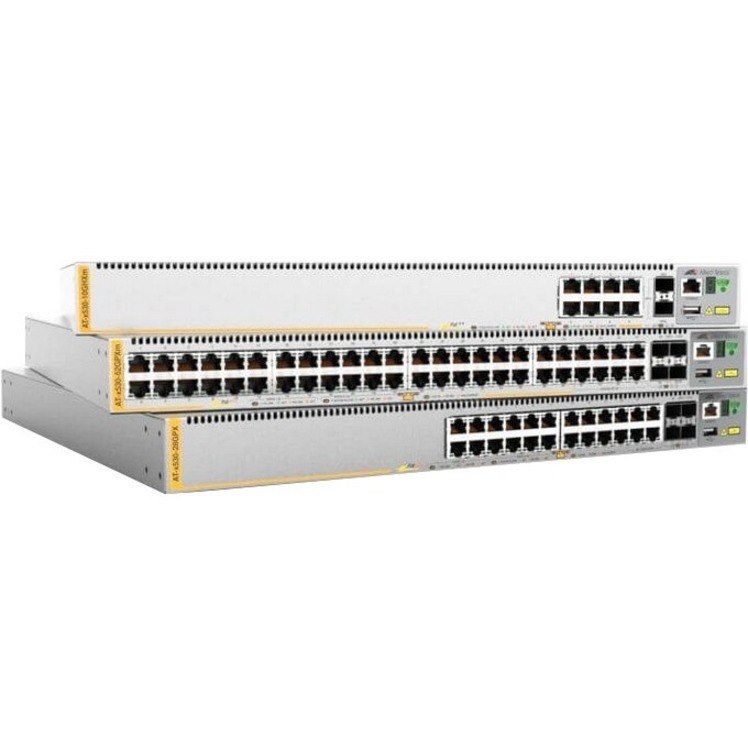 Allied Telesis x530 x530-18GHXm 16 Ports Manageable Layer 3 Switch - 5 Gigabit Ethernet, 10 Gigabit Ethernet - 10GBase-X, 5GBase-T