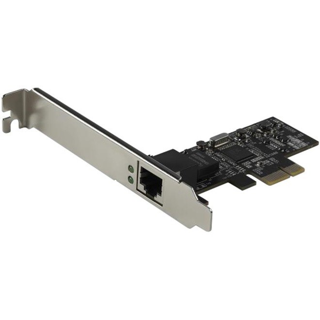 StarTech.com 1 Port 2.5Gbps 2.5GBASE-T PCIe Network Card x1 PCIe - Windows, MacOS & Linux - PCI Express LAN Card - RTL8125 (ST2GPEX)