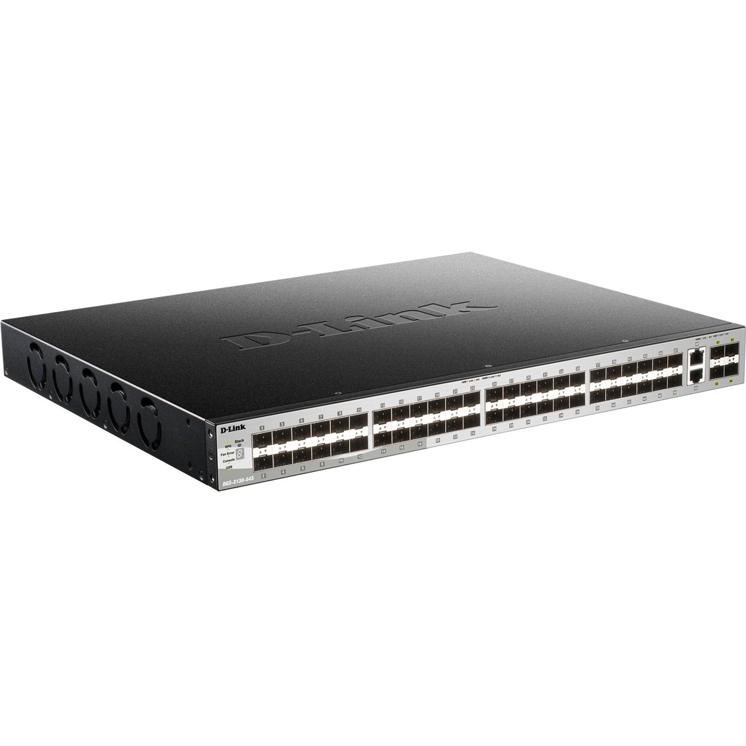 D-Link DGS-3130 DGS-3130-54S Manageable Layer 3 Switch - Gigabit Ethernet, 10 Gigabit Ethernet - 1000Base-X, 10GBase-T, 10GBase-X