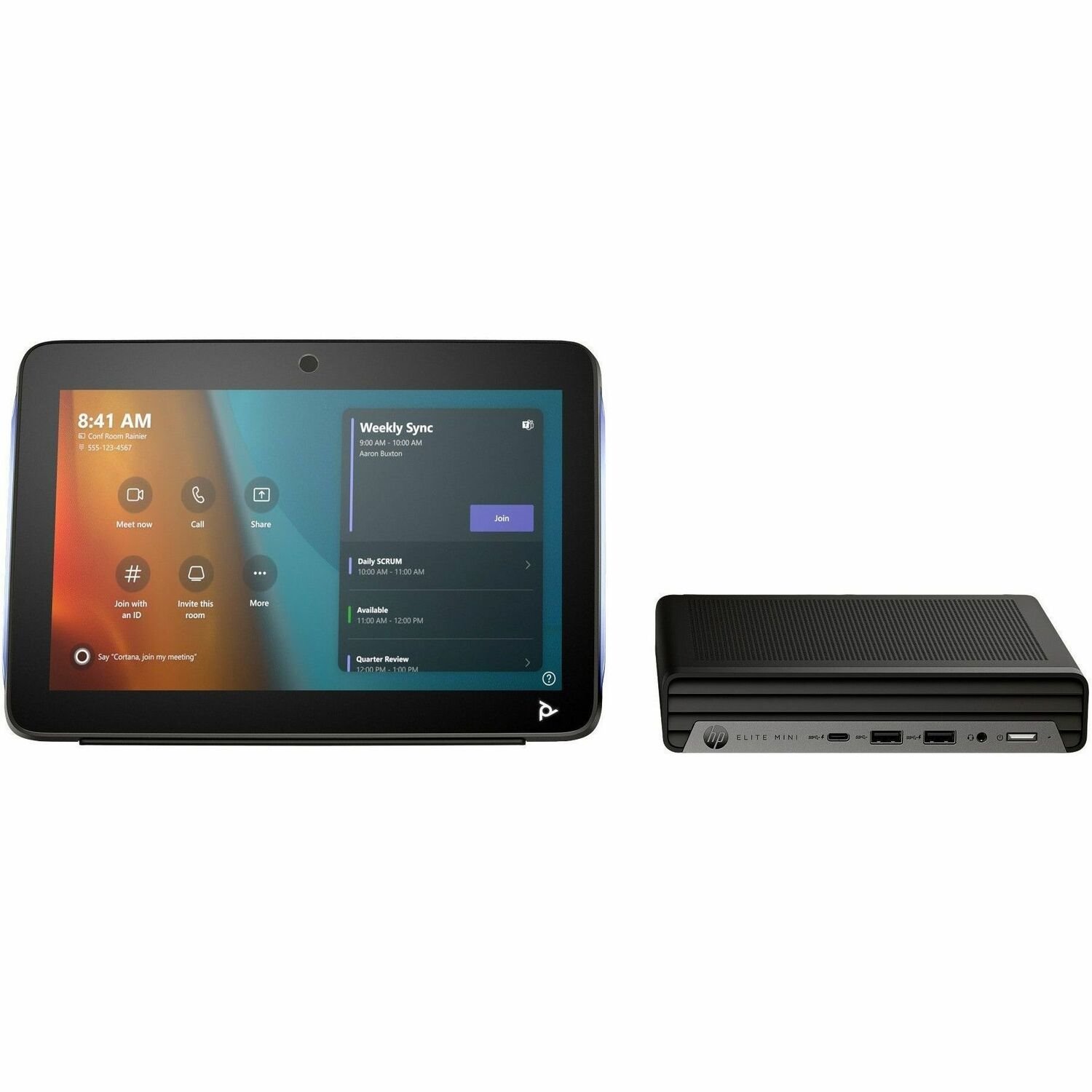 Poly Mini IP Conference PC with Microsoft Team Rooms