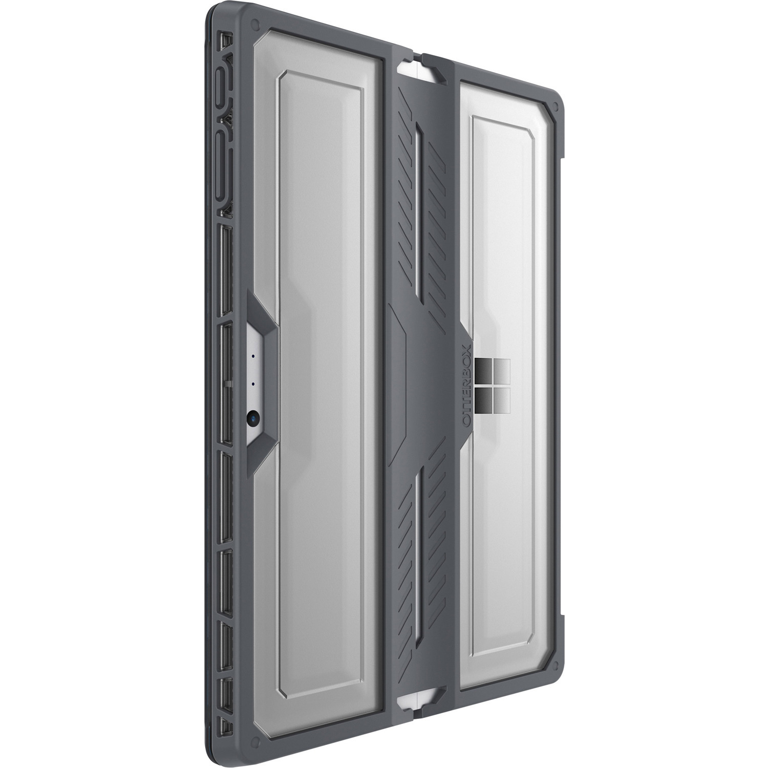 OtterBox Symmetry Keyboard/Cover Case (Flip) Tablet - Slate Grey