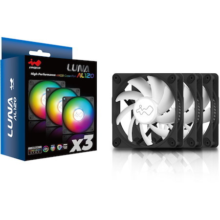 In Win Luna IW-FN-AL120-3PK 3 Cooling Fan - Motherboard, PC