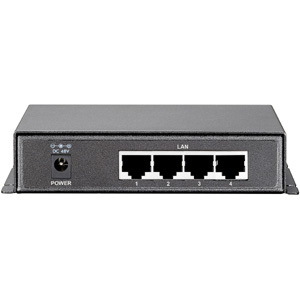 LevelOne GEP-0520 4-Port Gigabit PoE + 1-Port Gigabit Desktop Switch