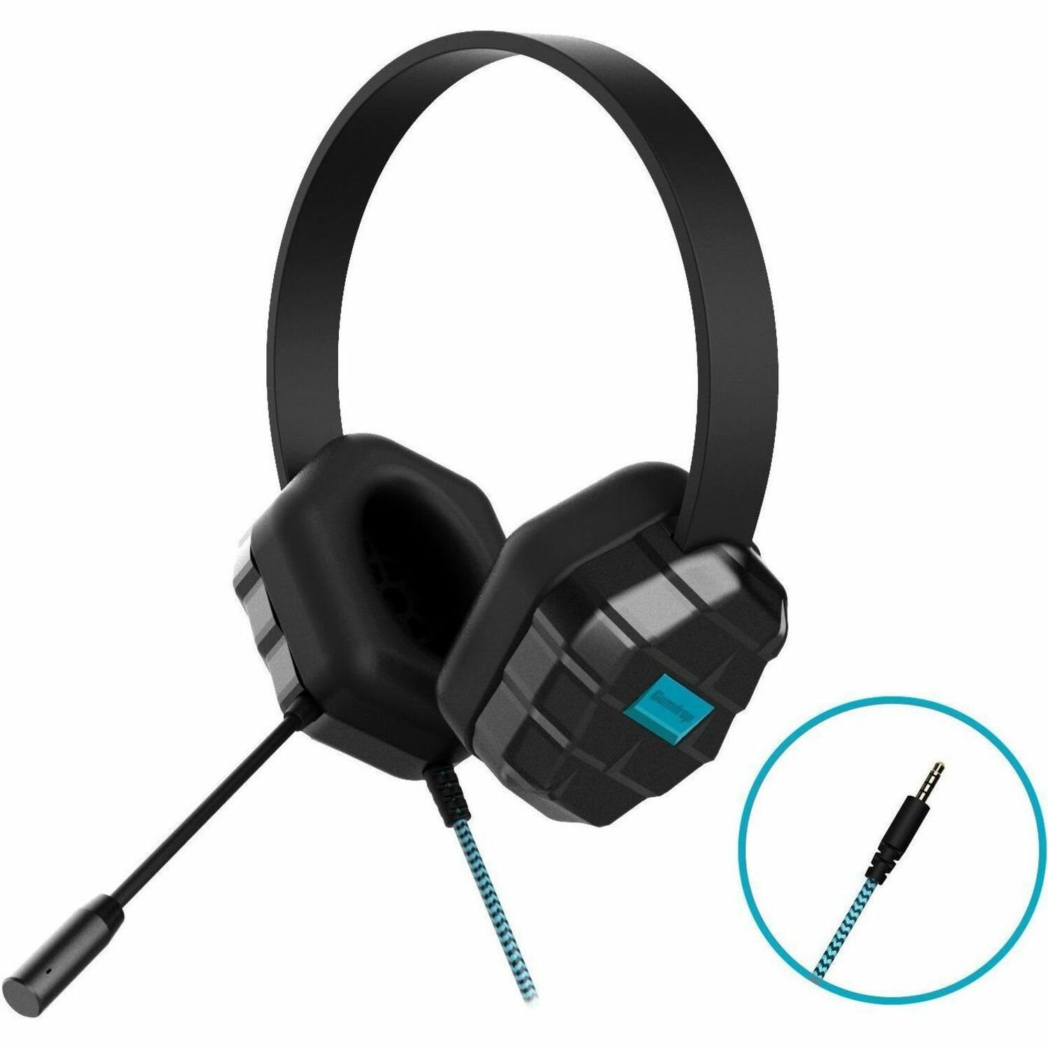 Gumdrop DropTech B1 Wired Over-the-head Stereo Headset - Black