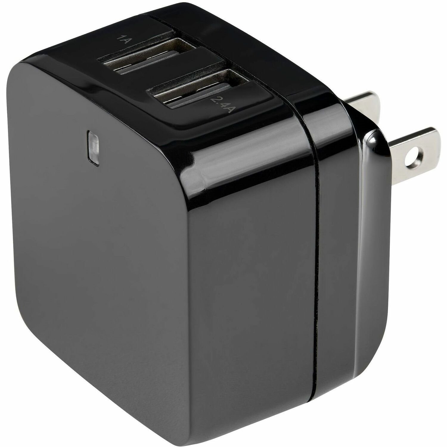 StarTech.com 2-poorts USB-lader - hoog vermogen (17 W / 3,4 A) - reislader (internationaal) - zwart