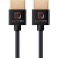 Monoprice Ultra Slim Series High Speed HDMI Cable, 6ft Black