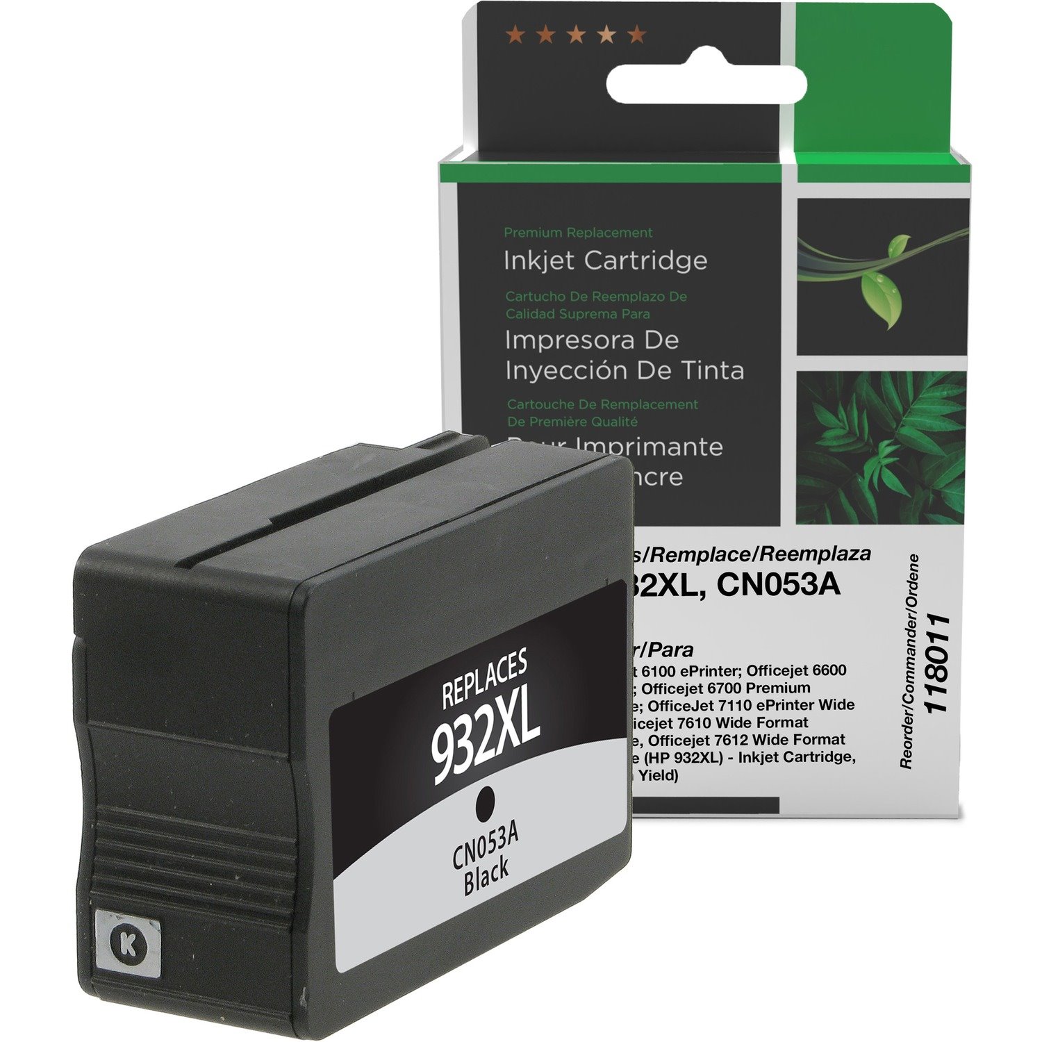 Clover Imaging Remanufactured High Yield Black Ink Cartridge for HP 932XL (CN053A)