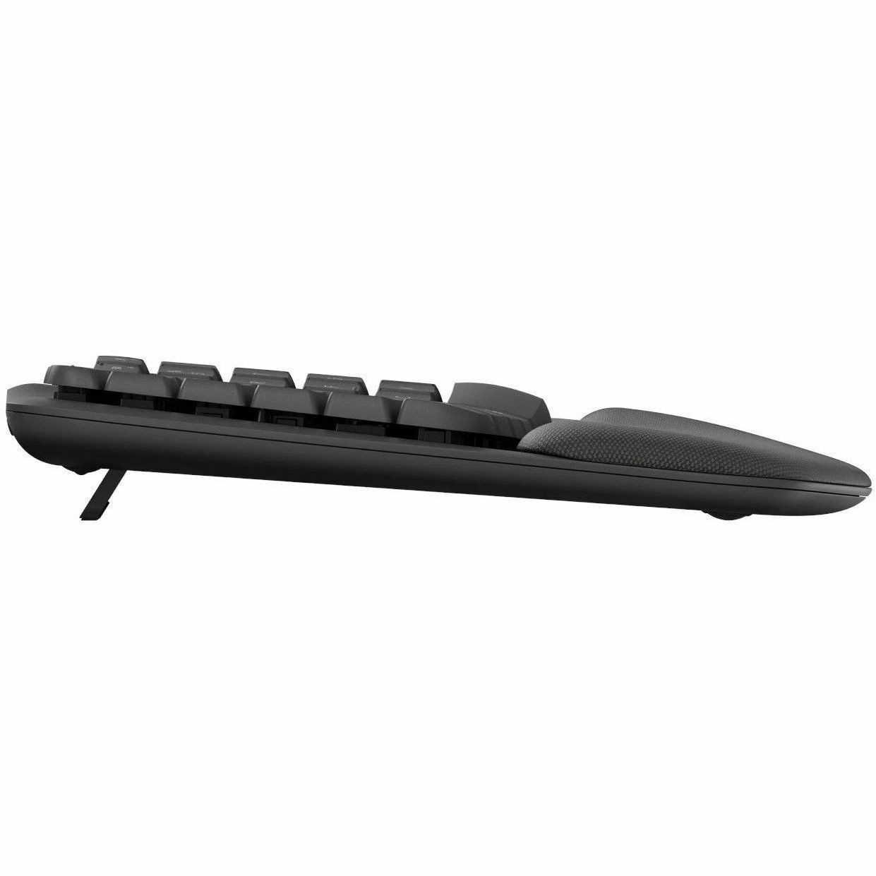 Logitech Wave Keys for Business Toetsenbord - Draadloos Verbinding - USB type A Interface - Frans - AZERTY indeling - Grafiet
