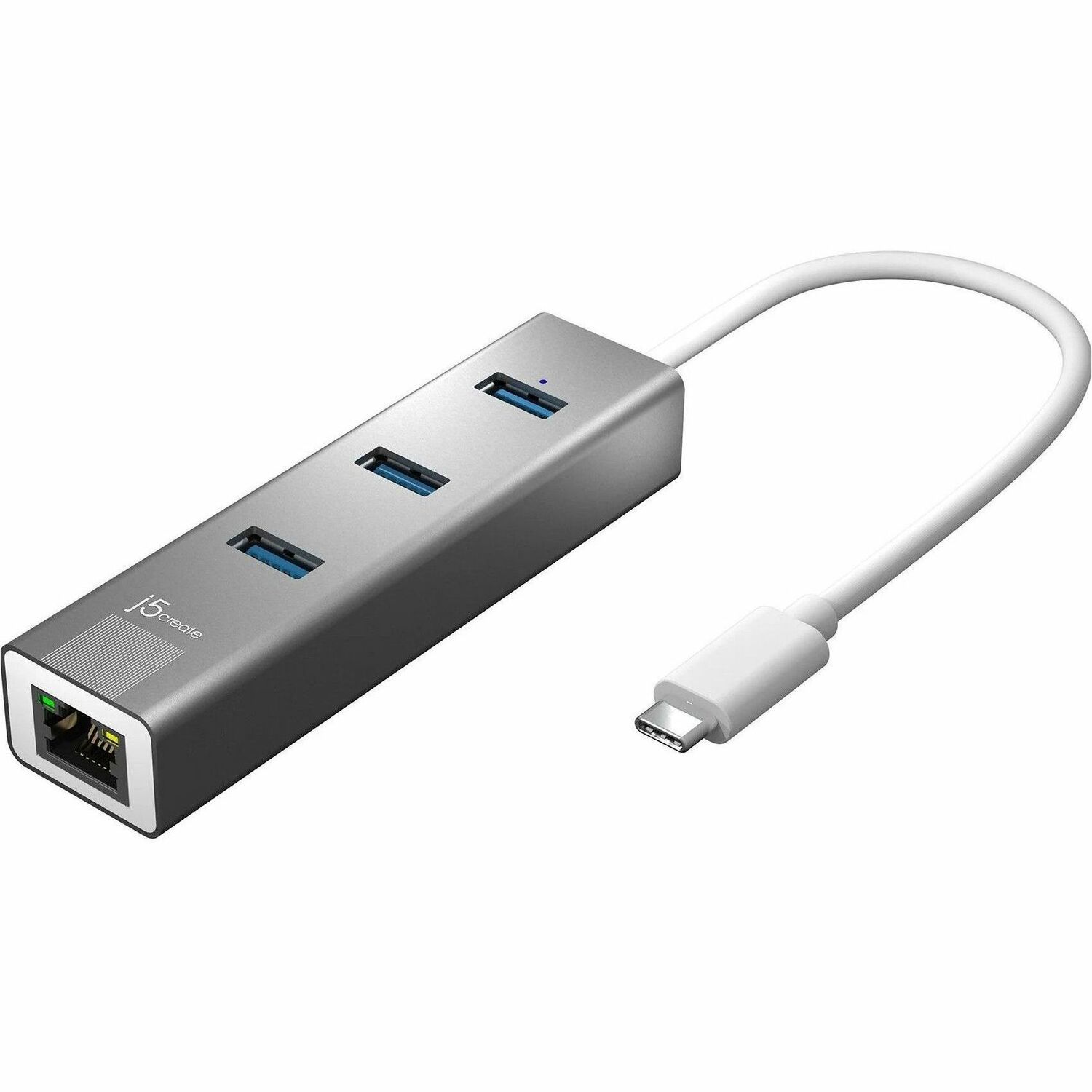 j5create USB-C 3-Port Hub with Gigabit Ethernet
