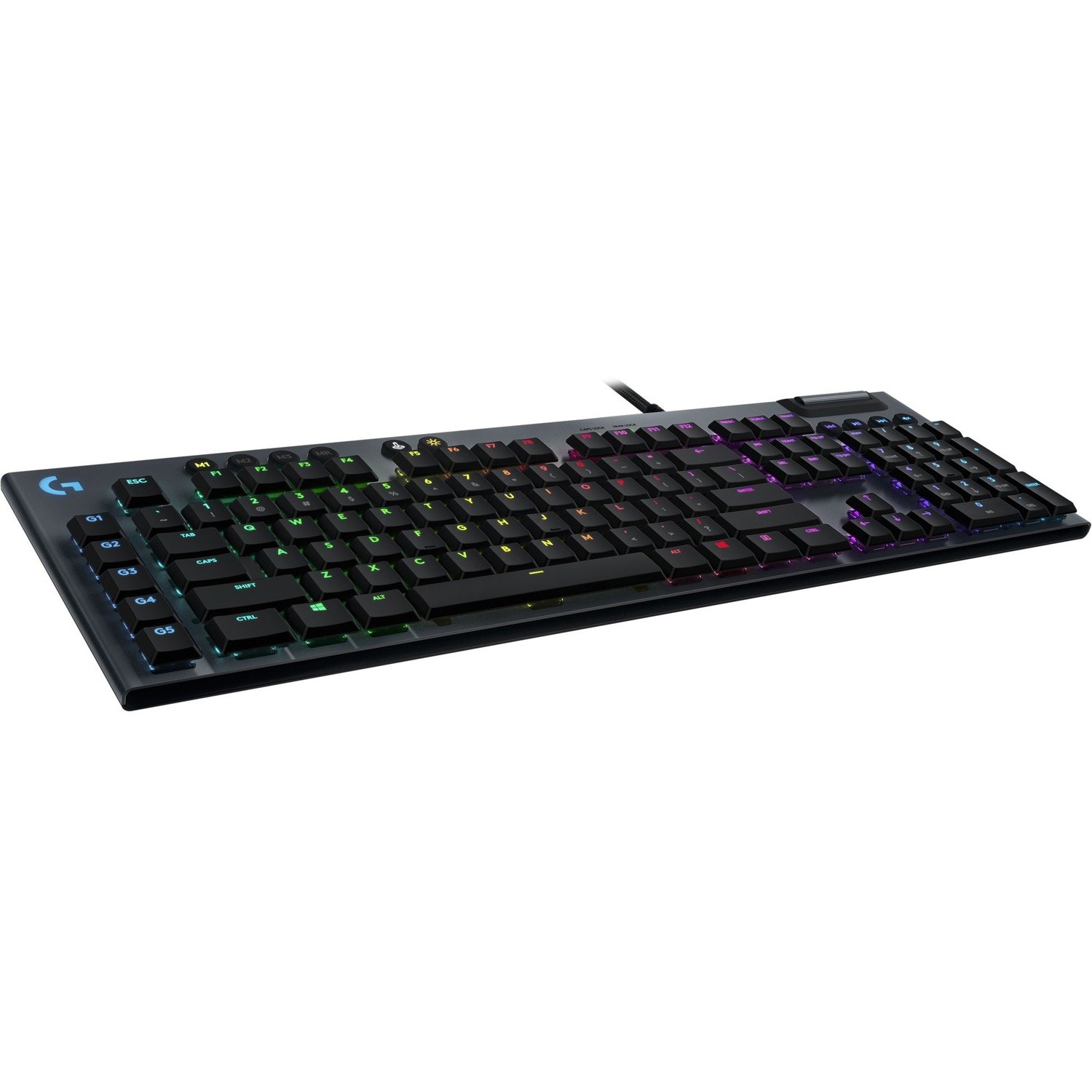 Logitech G815 Gaming-toetsenbord - Kabel Verbinding - USB Interface - Frans - AZERTY indeling - Zwart