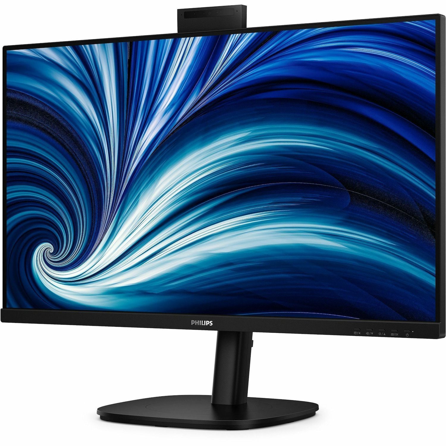 Philips 32B2U3601H 32" Class Webcam WQHD LED Monitor - 16:9 - Textured Black