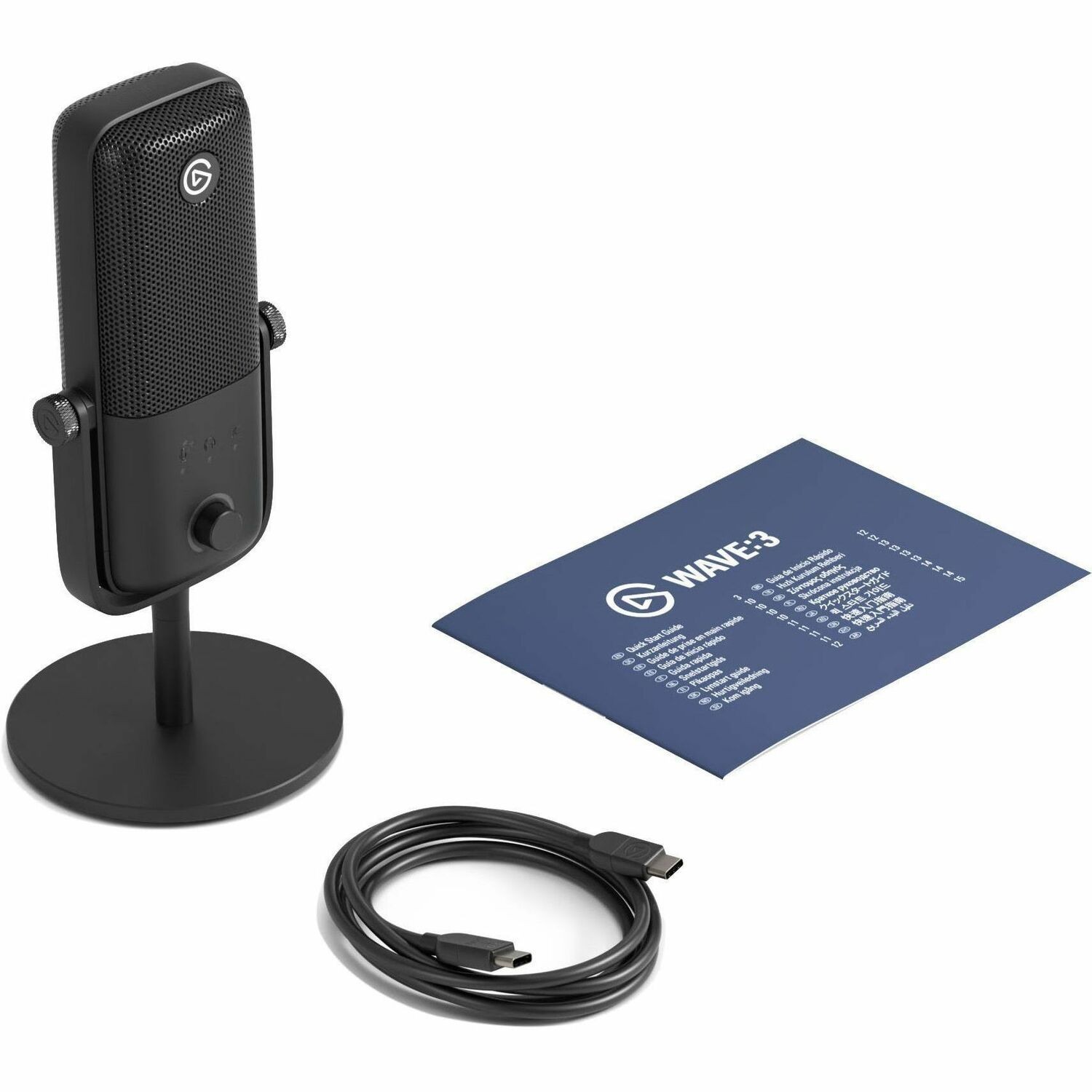 Corsair Elgato Wave:3 Mk.2,Premium Usb Condenser Microphone For Streaming & Podcasting W