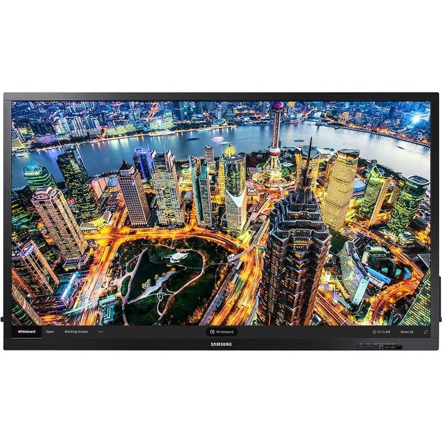 Samsung QB75N-W - Edge-Lit 4K UHD LED Interactive Display for Business