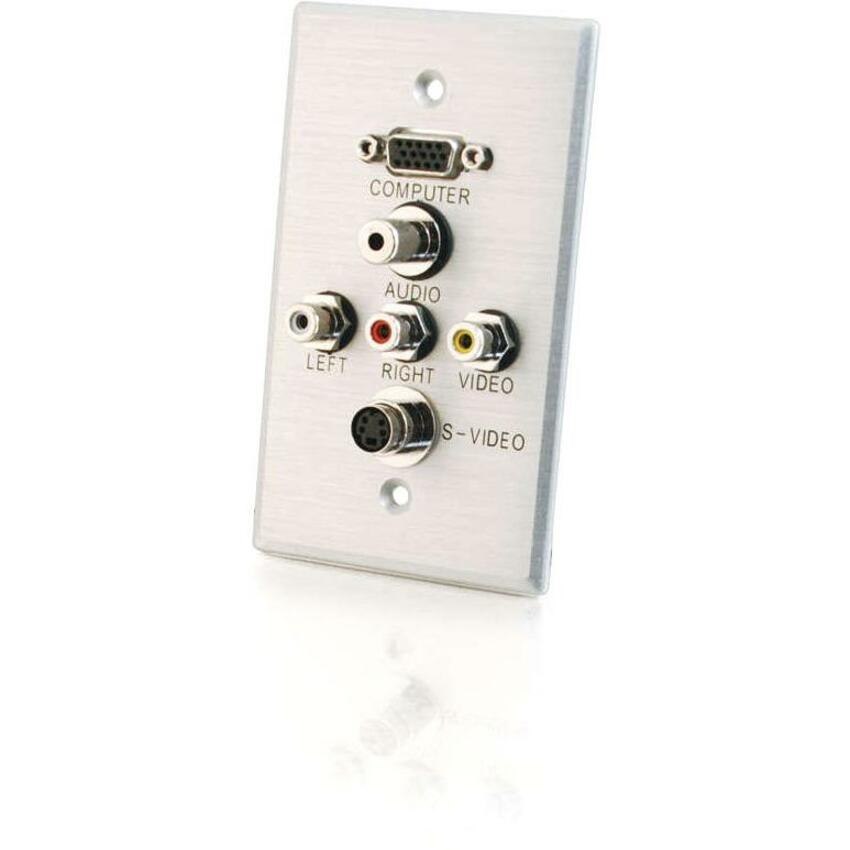 C2G Audio/Video Faceplate