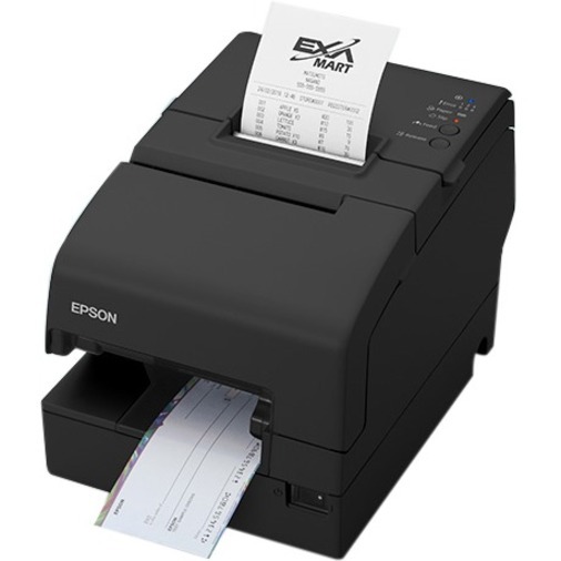 Epson Omnilink Tm-h6000v Dot Matrix Printer - Color - Desktop - Receipt Print - 13.78 In/s Mono - 200 Dpi - Wireless Lan - Check, Roll Paper, Cassette, Slip, Receipt- No power supply
