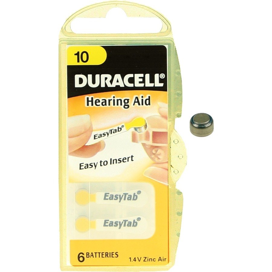 Duracell DA10 Batterij - Zinc-air - 6