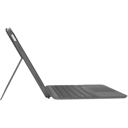 Logitech Combo Touch Keyboard/Cover Case (Folio) for 27.7 cm (10.9") Apple, Logitech iPad (10th Generation) Tablet - Oxford Gray