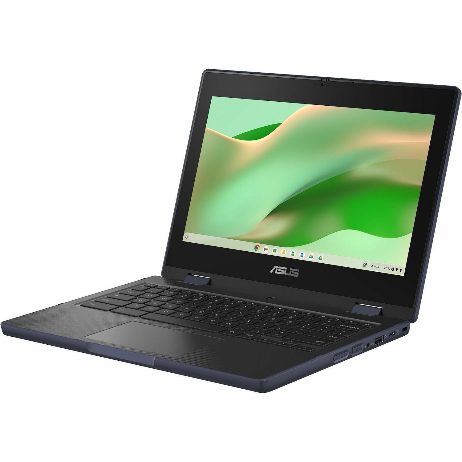Asus Chromebook CR11 Flip CR1104F CR1104FTA-CN1864T-CA 11.6" Touchscreen Rugged Convertible 2 in 1 Chromebook - HD - Intel N-Series N150 - 8 GB - 64 GB Flash Memory - Mineral Gray