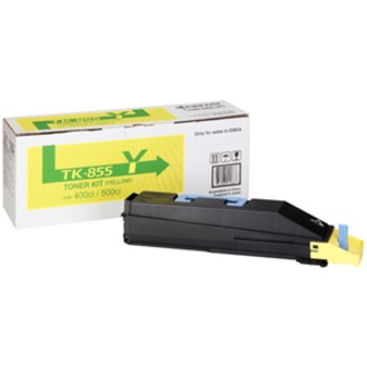 Kyocera TK-855Y Original Laser Toner Cartridge - Yellow - 1 Pack