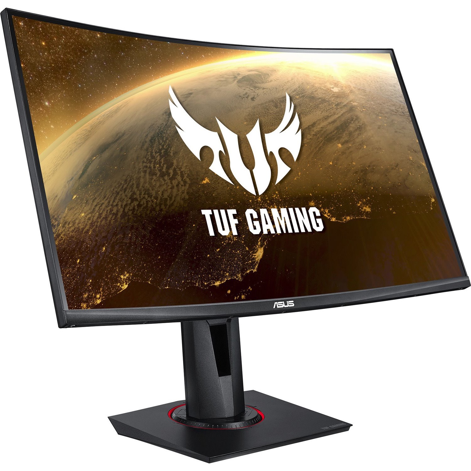 TUF VG27VQ 27" Class Full HD Curved Screen Gaming LCD Monitor - 16:9 - Black